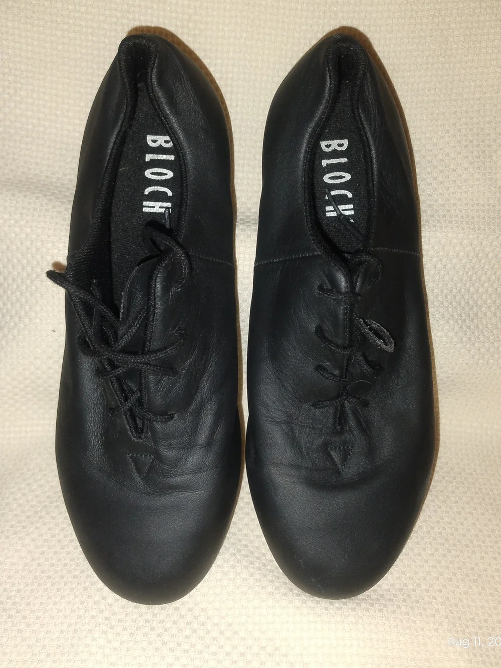 Bloch Shockwave #2 Black Women's Leather Tap Shoes Size 7